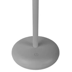 Näve Lampe de table à accu PASI intérieur extérieur métal plastique gris intensité variable tactile fonction mémoire hauteur 26cm