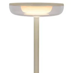 Näve Lampe de table à accu PASI intérieur extérieur métal plastique beige intensité variable tactile fonction mémoire hauteur 26cm