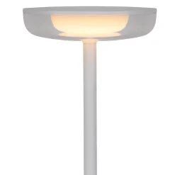 Näve Lampe de table à accu PASI intérieur extérieur métal plastique blanc intensité variable tactile fonction mémoire hauteur 26cm