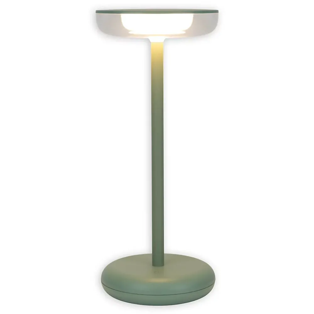 Näve Baladeuse-Lampe de table à accu PASI intérieur extérieur métal plastique rose intensité variable tactile fonction mémoire hauteur 26cm