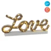 Näve Lampe de table décorative LED 'LOVE' h : 20cm