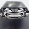 Näve Lampe de table LED 'Muna' avec haut-parleur Bluetooth pour l'extérieur, en plastique noir, avec LED intégrée, hauteur 16,5 cm