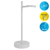 Näve Lampe de table LED rechargeable LUPA 45cm aluminium blanc et plastique blanc LED intégrées intensité variable capteur tactile