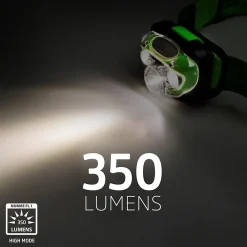 Energizer Lampe Frontale-Lampe fontale Hard Case professionnel vision HD vert 350 lumens