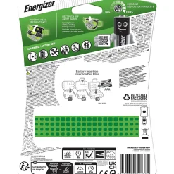 Energizer Lampe Frontale-Lampe fontale Hard Case professionnel vision HD vert 350 lumens