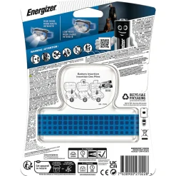 Energizer Lampe Frontale-Lampe frontale LED 200 lumens 1FENVISION80 autonomie 7h fonctionne avec 3 piles AAA (LR03)