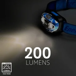 Energizer Lampe Frontale-Lampe frontale LED 200 lumens 1FENVISION80 autonomie 7h fonctionne avec 3 piles AAA (LR03)