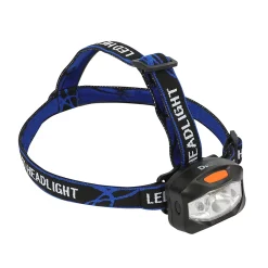 Diall Lampe Frontale-Lampe frontale LED 95 lumens autonomie 10h fonctionne avec 3 piles AAA (LR03)