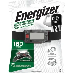 Energizer Lampe frontale LED 180 lumens EHLMUL autonomie 4h fonctionne par recharge USB