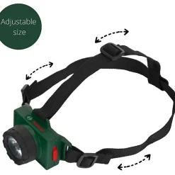Theo Klein Lampe frontale - - Bosch - Pile - 2 modes - Portée 8m