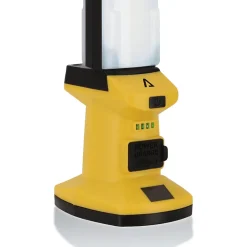 Aslo Lampe led articulée 20W 1500Lm Portée 53m 6000K Base aimantée IP22 Lampe de poche