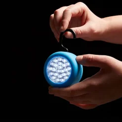 Diall Lampe LED magnétique ronde bleue 68 lumens
