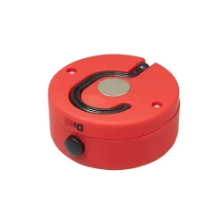 Diall Baladeuse-Lampe LED magnétique ronde rouge 68 lumens