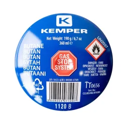 Kemper Lampe À Souder-Lampe à souder à gaz Professionnelle Utilisation 360 degrés Chalumeau Gaz Allumage piezo 4 Cartouches gaz Perçables