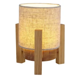 Näve Lampe table accu MADITA H 19cm blanc naturel LED intégrée intensité variable capteur tactile
