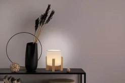 Näve Baladeuse-Lampe table accu MADITA H 19cm blanc naturel LED intégrée intensité variable capteur tactile