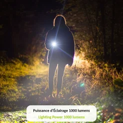 Fishtec Lampe Torche-Lampe Torche LED + 1000 Lumens