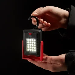 Diall Lampe torche LED 2 fonctions 220 lumens rouge