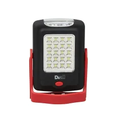 Diall Lampe torche LED 2 fonctions 220 lumens rouge