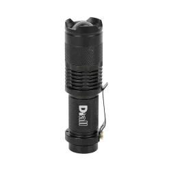 Diall Lampe Torche-Lampe torche LED 60 lumens autonomie 1h30 fonctionne avec 1 pile AA (LR6)