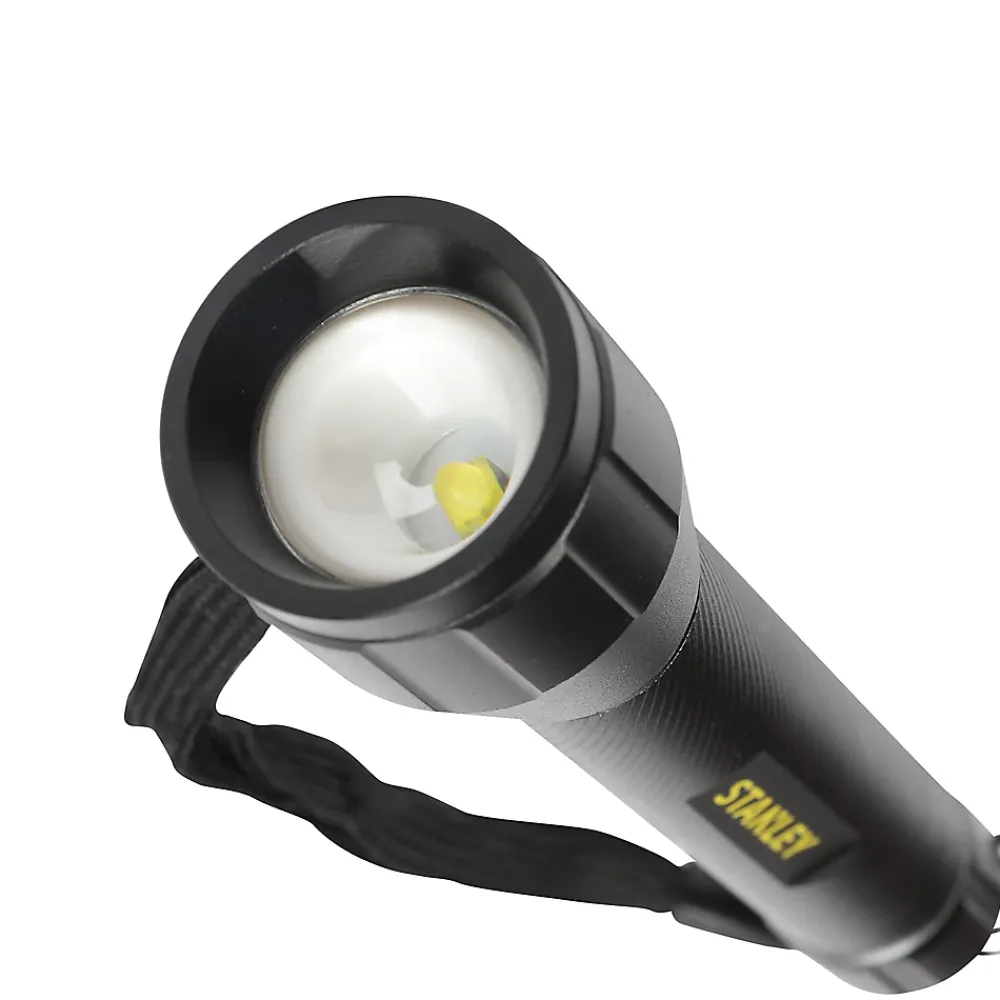Stanley Lampe Torche-Lampe torche LED 150 lumens SL‑65425 autonomie 2h fonctionne avec 2 piles AA (LR6)