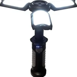 Maximus Lampe Torche-Lampe torche - - Multifonctions - Rechargeable USB - 10 W - 630 lumens - IP20 - 3 ailes orientables