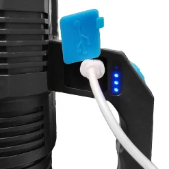 Terre Jardin Lampe torche portable 200 Lumens, rechargeable USB, norme IP 44