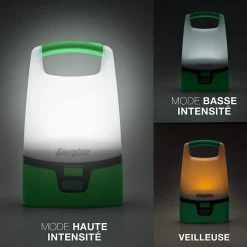 Energizer Lampe Torche-Lanterne de camping LED 1200 lumens Camping Vision autonomie 5h fonctionne par recharge USB