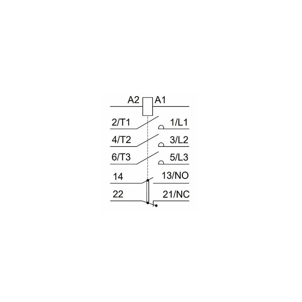Schneider Electric Lc1d32bd Schneider - Contacteur Moteur Tripolaire - 3no - 32a - Bobine 24vcc - Vis étrier - Tesys Lc1d32