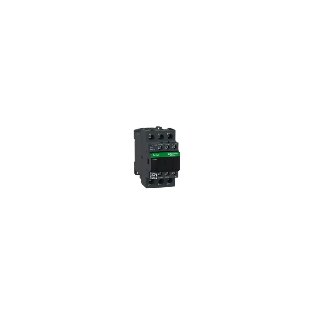 Schneider Electric Lc1d32bd Schneider - Contacteur Moteur Tripolaire - 3no - 32a - Bobine 24vcc - Vis étrier - Tesys Lc1d32