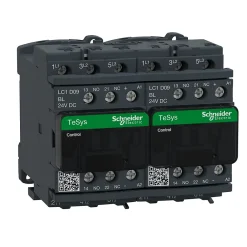 Schneider Electric Autre Commande Modulaire-Lc2d09bl Schneider - Contacteur Inverseur Tripolaire - 3no - 9a - Bobine 24vcc - Vis