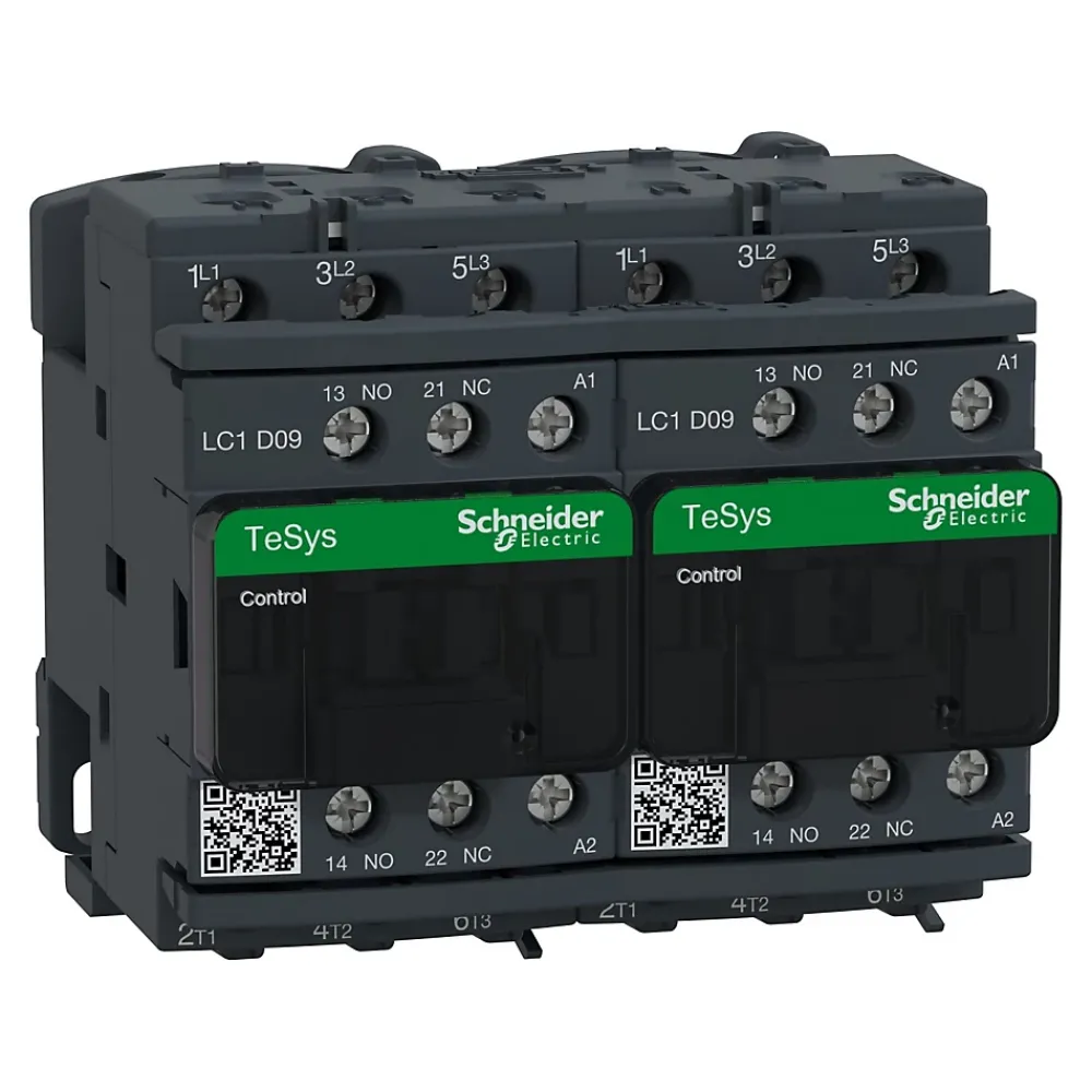 Schneider Electric Autre Commande Modulaire-Lc2d09p7 Schneider - Contacteur Inverseur Tripolaire - 3no - 9a - Bobine 230vca - Vis