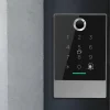 LOCKY Serrure Et Gâche Électrique-Lecteur biométrique de contrôle d'accès connecté -7d avec boitier métal à empreinte, code, badge et bluetooth