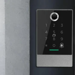 LOCKY Lecteur biométrique de contrôle d'accès connecté -7d eco à empreinte, code, badge et bluetooth