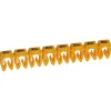 Legrand Tournevis D'Électricien-038224 - Boite De 1200 Repères Cab 3 Pour Fils 1,5mm² à 2,5mm² - Marquage Chiffre 4 Jaune