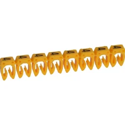 Legrand Tournevis D'Électricien-038224 - Boite De 1200 Repères Cab 3 Pour Fils 1,5mm² à 2,5mm² - Marquage Chiffre 4 Jaune