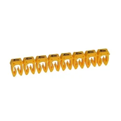 Legrand Tournevis D'Électricien-038214 - Boite De 1200 Repères Cab 3 Pour Fils 0,5mm² à 1,5mm² - Marquage Chiffre 4 Jaune