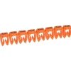 Legrand Tournevis D'Électricien-038213 - Boite De 1200 Repères Cab 3 Pour Fils 0,5mm² à 1,5mm² - Marquage Chiffre 3 Orange