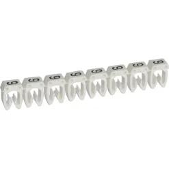 Legrand 038229 - Boite De 1200 Repères Cab 3 Pour Fils 1,5mm² à 2,5mm² - Marquage Chiffre 9 Blanc