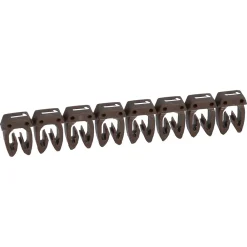 Legrand 038221 - Boite De 1200 Repères Cab 3 Pour Fils 1,5mm² à 2,5mm² - Marquage Chiffre 1 Brun