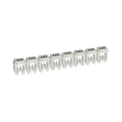 Legrand 038219 - Boite De 1200 Repères Cab 3 Pour Fils 0,5mm² à 1,5mm² - Marquage Chiffre 9 Blanc
