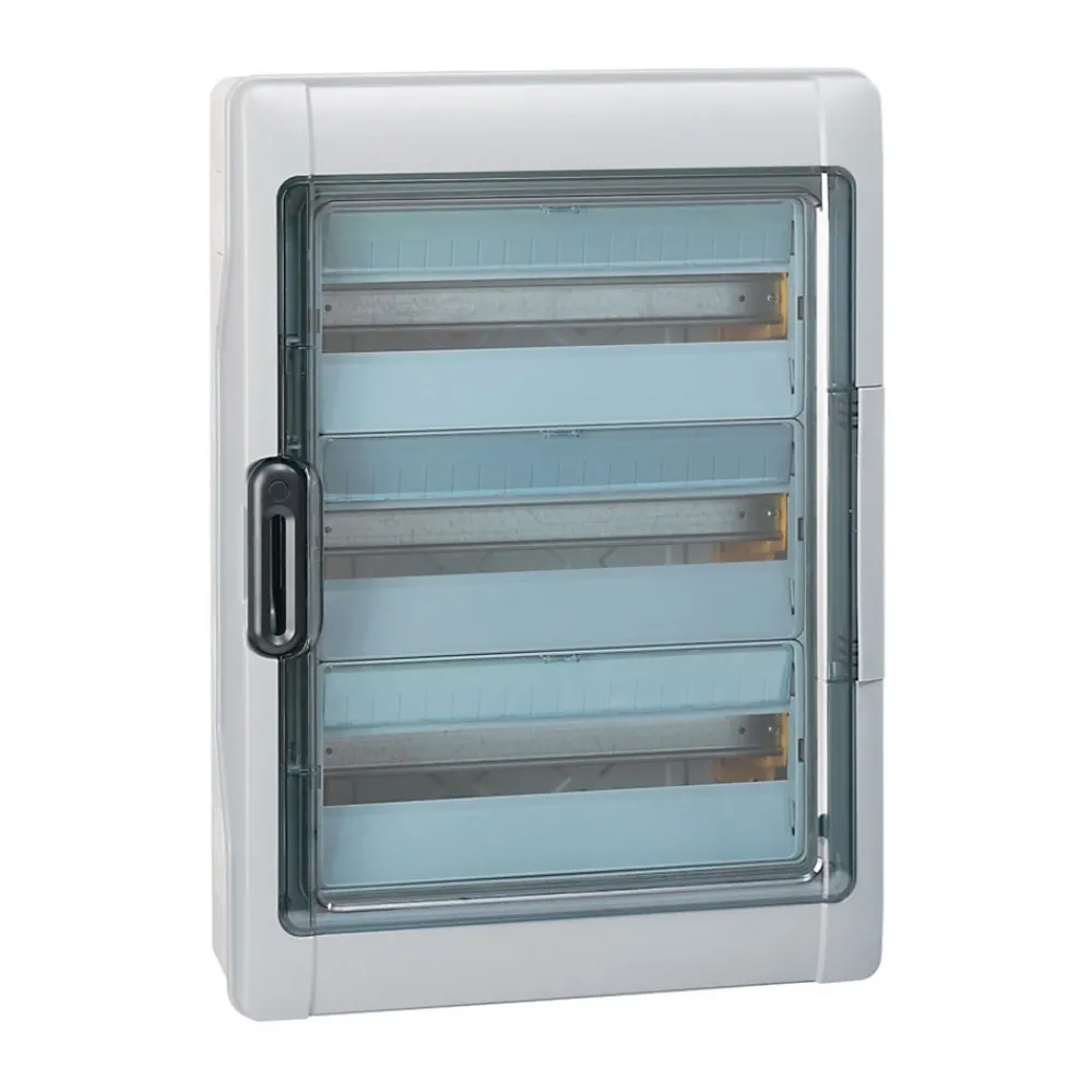 Legrand 601987 Coffret Plexo3 étanche Ip65 - 3 Rangées 18 Modules - Embouts à Perforation Directe Non Montés