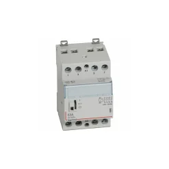 Legrand 412557 - Contacteur Jour Nuit Triphasé 4p Bobine 230v - 63a - Contact 4nf - 3 Modules