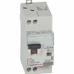 Legrand Interrupteur Et Disjoncteur Différentiel-410708 Disjoncteur Différentiel 32a Type Ac 30ma - Courbe C - Dx34500 1p+n