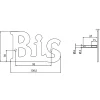 Thirard Chiffre Et Lettre Pour Maison-Lettre BIS inox H.76mm à visser -