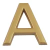 Chapuis Lettre de maison - marquage A - en PVC - couleur or - autocollant - hauteur 3,7 cm - LD37A