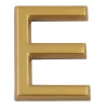 Chapuis Chiffre Et Lettre Pour Maison-Lettre de maison - marquage E - en PVC - couleur or - autocollant - hauteur 3,7 cm - LD37E