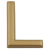 Chapuis Lettre de maison - marquage L - en PVC - couleur or - autocollant - hauteur 3,7 cm - LD37L