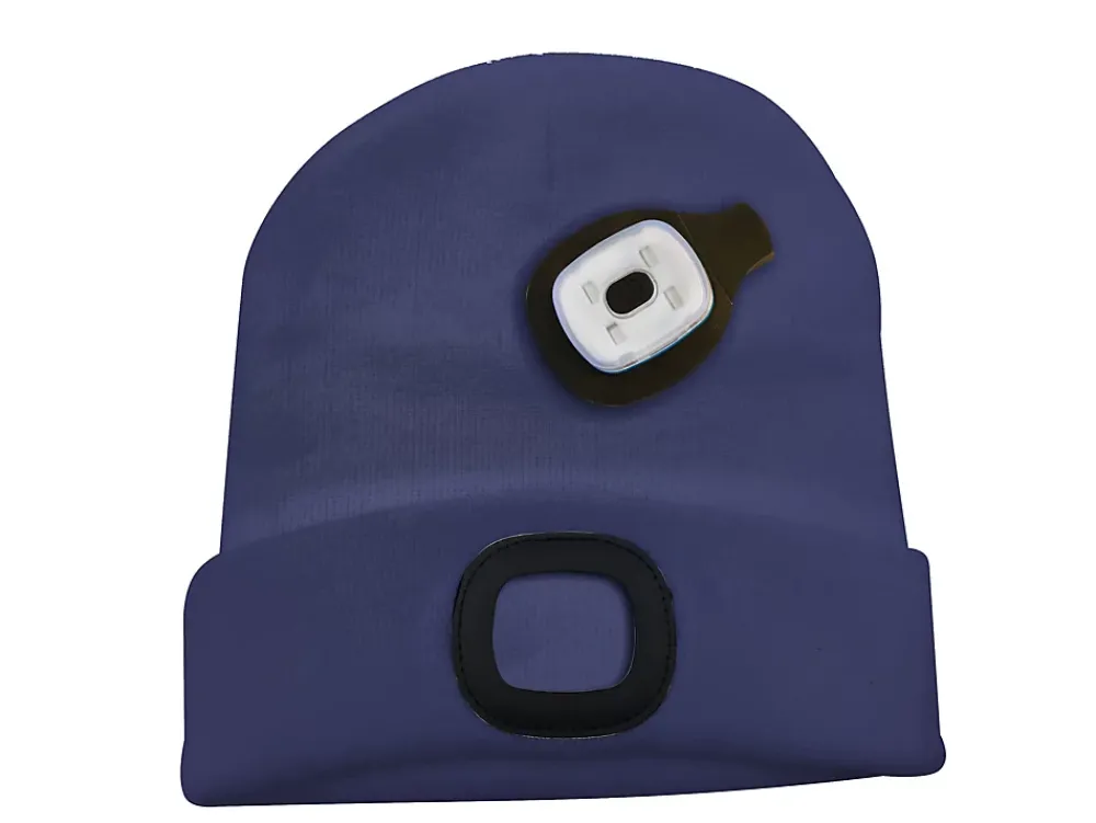 Velamp LIGHTHOUSE : Bonnet avec frontale LED rechargeable. Bleu