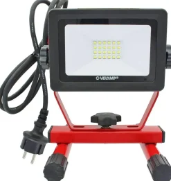 Velamp Lampe Torche-LIGHT PAD :projecteur LED, 20W 1600 lumen, IP65, noir. Câble 1,5 m